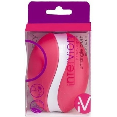 Intervion Четка За Коса 415842 Untangle Brush&Go Четка за коса дамски