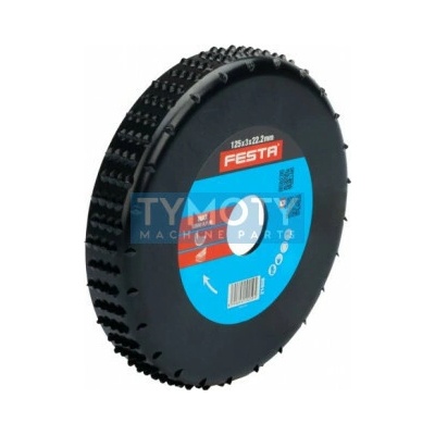 Kotúč rašpľový frézovací 125/20 mmx22,2 mm, FESTA 21806