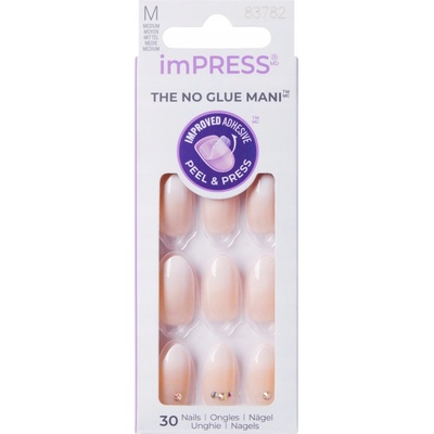 Kiss imPRESS Samolepiace nechty Medium Awestruck 30 ks