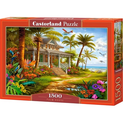 Castorland Domček pod palmami 1500 dielov