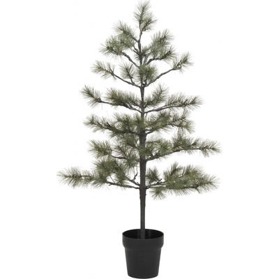 House Doctor Vánoční LED stromeček Peuce 125 cm zelená barva kov plast