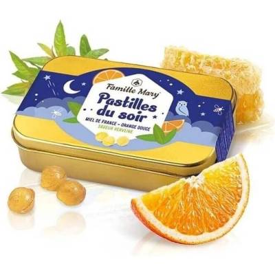 Famille Mary Пастили с пчелен мед, върбинка и сладък портокал - Релакс и спокойствие, 60 g (070764 FM)