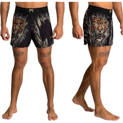VENUM Шорти Venum Tiger Fight Shorts Black/Neon Orange - XL