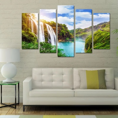 Art gift Декоративен панел за стена Водопади и планини