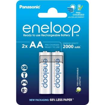 Panasonic - 2 бр. Акумулаторна батерия AA Eneloop 2000 mAh (FT1045)