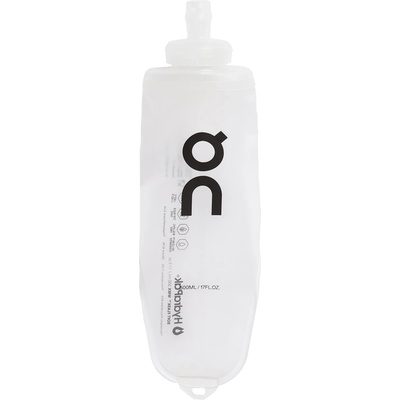On Бутилка за вода On Soft Flask 0.5L Water bottle - Translucent / Black - размер One Size (533-1937-0111)