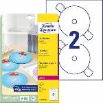Avery Zweckform CD/DVD Plates Labels, 25 pieces