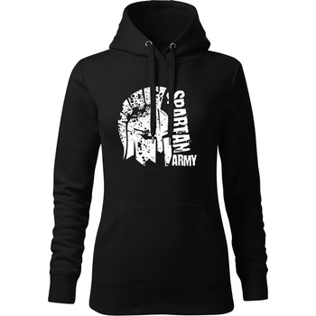 Image 1 of DRAGOWA дамски суитшърт с качулка Леонид, черен, 320г/м2 (8504)