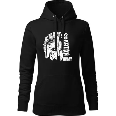 DRAGOWA дамски суитшърт с качулка Леонид, черен, 320г/м2 (8504)