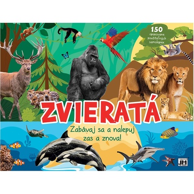 JiriModels Samolepkový album Zvieratá