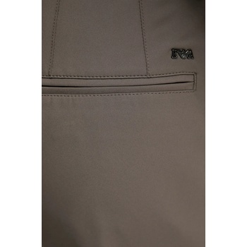 Giorgio Armani Панталон Emporio Armani в кафяво със стандартна кройка EM001505 AF10047 (EM001505.AF10047)