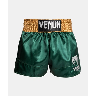Venum Thai trenýrky CLASSIC zelená/zlatá/biela
