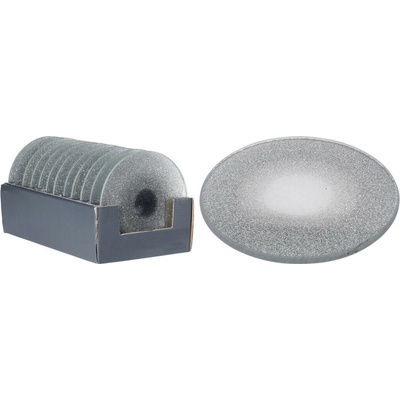 M.A.T. GROUP svícen podložka sklo/glitter pr.20cm – Hledejceny.cz