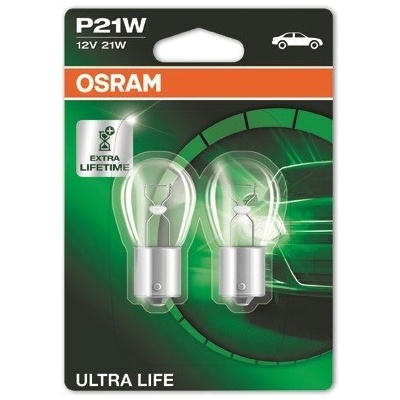 Osram Ultra Life P21W BA15S 12V 21W 2 ks