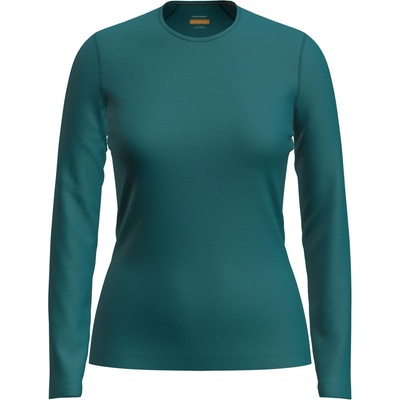 Icebreaker Дамско мериносово термобельо Icebreaker Women's 200 Oasis L/S Crewe Merino base layer - Tidal Teal - размер XS (115-0922-4711)