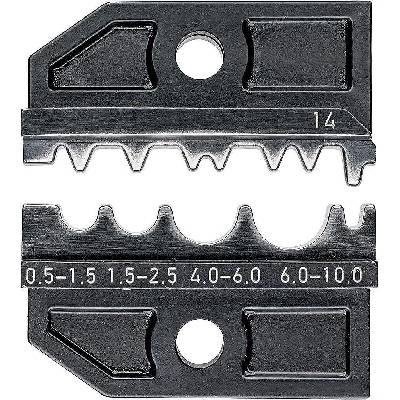 KNIPEX Челюсти CrimpSystem за кримпване на кабелни накрайници 0.5-10мм2 DIN неизолирани, Knipex (K974914)