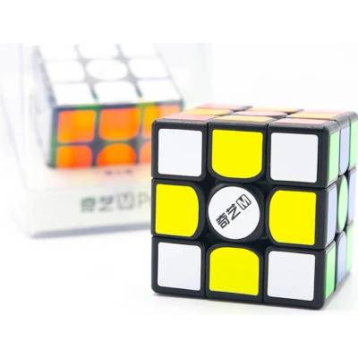 QY M Pro 3x3 (QiYi) magnetická kocka na speedcubing Čierna