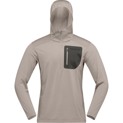 Norrøna Мъжки поларен пуловер Norrøna Falketind Warm1 Hood Fleece jumper - Winter Twig / Beluga (005-7092-0312)