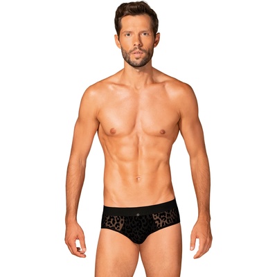 Obsessive Секси мъжки слипове в черен цвят azmeroneh-67025-czarny - Черен, размер s/m