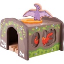Bigjigs rail vláčkodráha Dinosaurí tunel T-Rex
