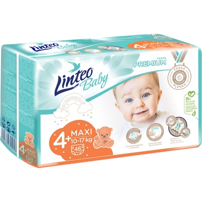 LINTEO BABY Prem.MAXI 10-17 kg 46 ks