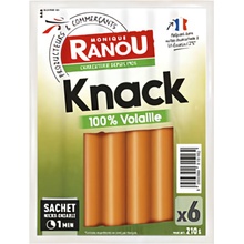 Monique Ranou Drůbeží párky 210 g