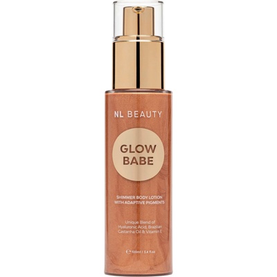 NL Beauty Лосион за тяло с блестящи частици Glow Babe, 100 ml