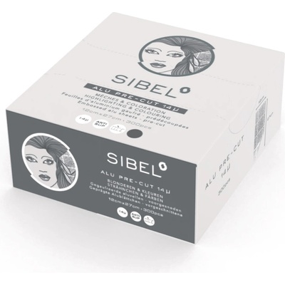 Sibel ALU fólie na melír 27 x 12 cm 14 mikro 300 ks - černé