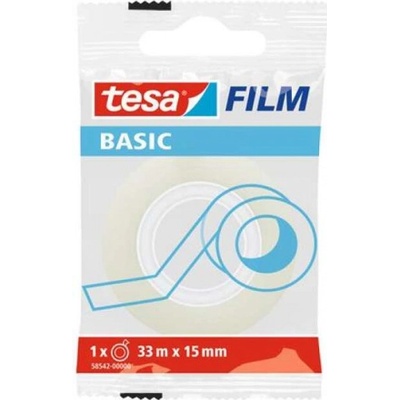 TESA Lepiaca páska, 15 mm x 33 m, "Basic", priehľadná