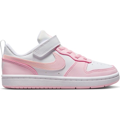 Nike Детски обувки Nike Court Borough Low Recraft Little Kids' Shoes - WHITE/PINK FOAM