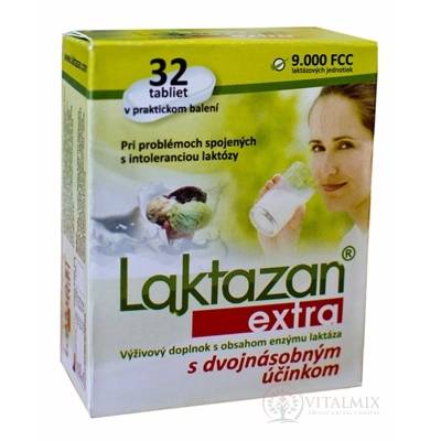 RS Pharma LAKTAZAN extra tbl 9000 FCC 32 ks
