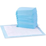 Amazon Basics Puppy Pads for Dogs, 5-Layer Leak-Proof Design, 100 Pieces, Blue - TRP100R (TRP100R)