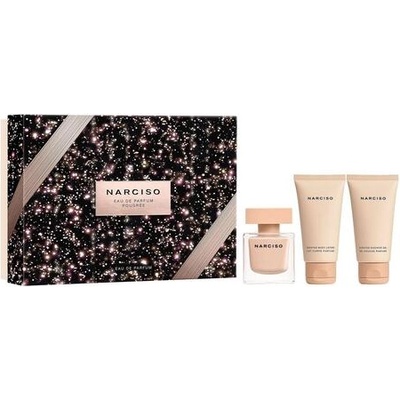 Narciso Rodriguez NARCISO Poudrée подаръчен комплект за жени EDP 50 ml + лосион 50 ml + душ гел 50 ml