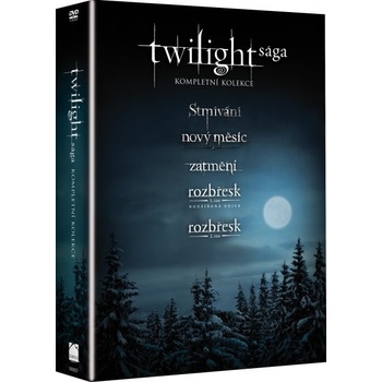 Twilight sága - kompletní kolekce DVD