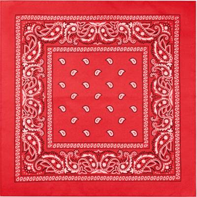 Party Party bavlněný šátek bandana červený