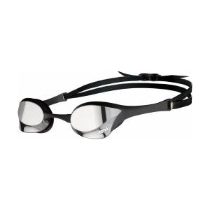 arena Cobra Ultra Swipe Mirror Unisex Race Swimming Goggles for Adults, Diving Goggles with Curved Mirror Lenses, Anti-Fog, UV Protection, 5 Interchangeable Nose Bridges - 002507-550-NS