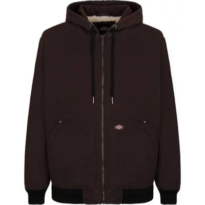 Dickies Яке Dickies Men's Cotton Hooded Long Sleeve Field Jacket - Dark Brown