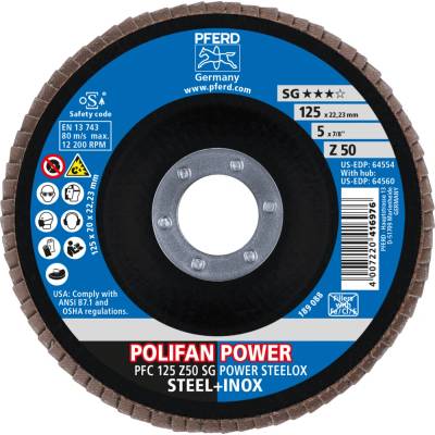 Pferd lamelový brúsny kotúč 125 mm Z50 67785126