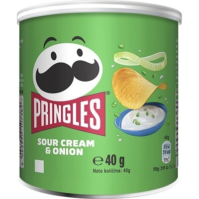 Pringles chipsy sour cream & onion kysaná smetana a cibule 40 g