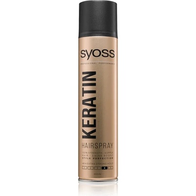 Syoss Keratin Hairspray лак за коса с екстра силна фиксация 300ml