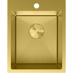 Mexen Solix стоманена мивка с 1 корито 400 x 500 мм, златна HC - 6406401000-55HC (6406401000-55HC) Мивка за вграждане