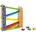 Viga Toys Голяма дървена писта с колички, Viga (50981)