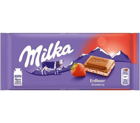 Milka Strawbery 100 g