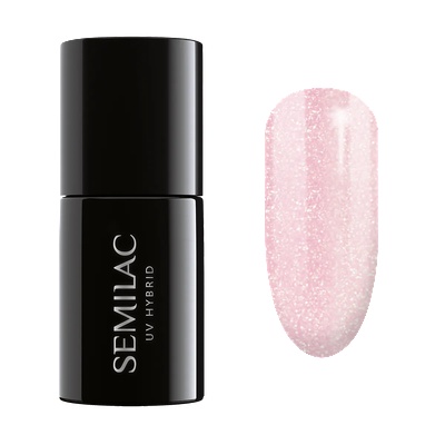 Semilac 164 Uv Gel Polish Pink Crystals Гел лак 7ml