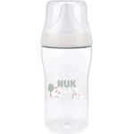 Nuk Шише със силиконов биберон NUK Perfect Match - 260 ml, размер M, 3 м+, овца, зелено (10216323) - baby