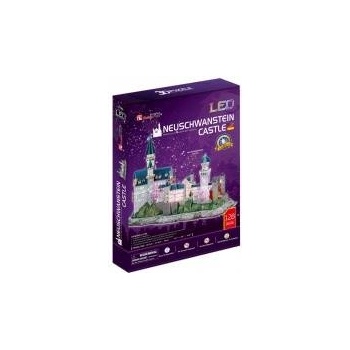 CubicFun 3d national geographic led neuchwanstein castle puzzle - l174h
