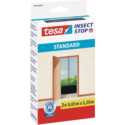 Tesa Insect Stop sieť proti hmyzu STANDARD do dverí antracitová 2× 0,65 m × 2,2 m, 55679-00021-03