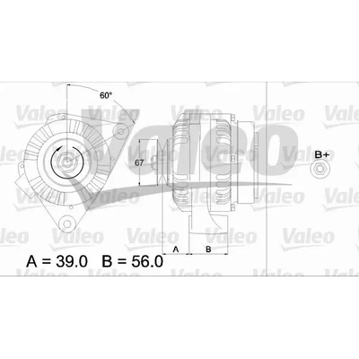 VALEO Alternátor VA 437191