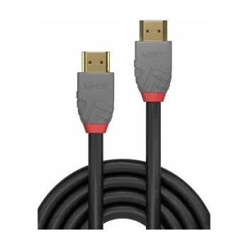 Lindy Cable LINDY LNY-36961 : : Anthra Line, HDMI Type A Male - HDMI Type A Male, Up to 4096 x 2160 / 60 Hz, 0.5 m, Black / Grey, LNY-36961
