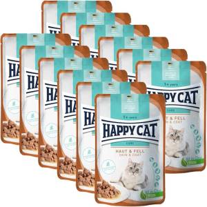 Happy Cat Капсула Happy Cat Care Haut & Fell / Кожа & козина 12 x 85 г